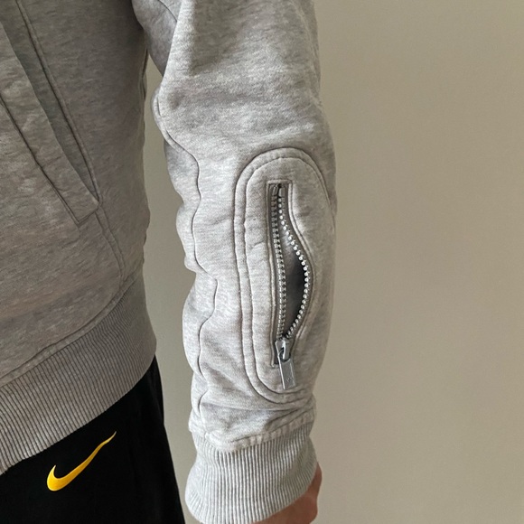 Y-3 Yoji Yamamoto Track Jacket with hoodies gray color Size S/P Small - Picture 5 of 14